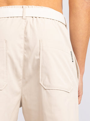 WOVEN PANTS Stone / 46