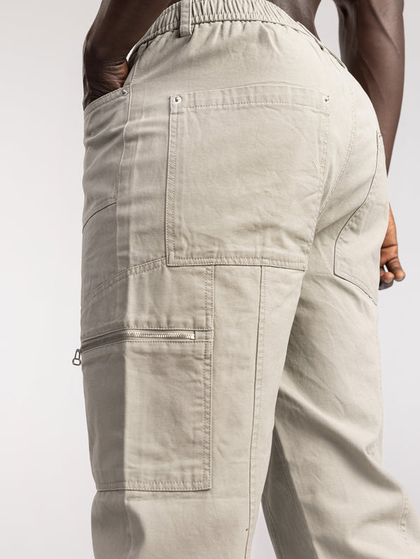 CARGO WOVEN PANTS Khaki / 46
