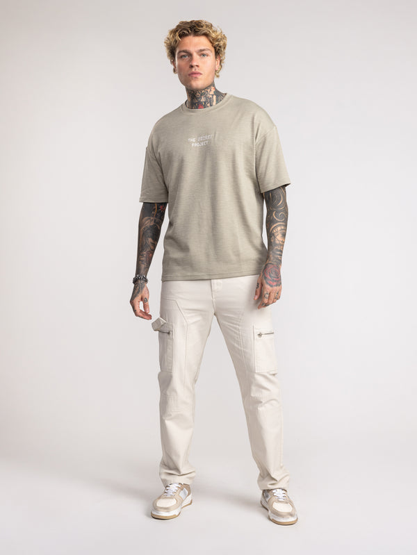 CARGO WOVEN PANTS Stone / 46