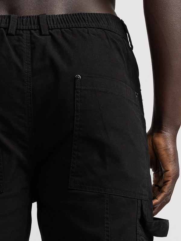 CARGO WOVEN PANTS Black / 46