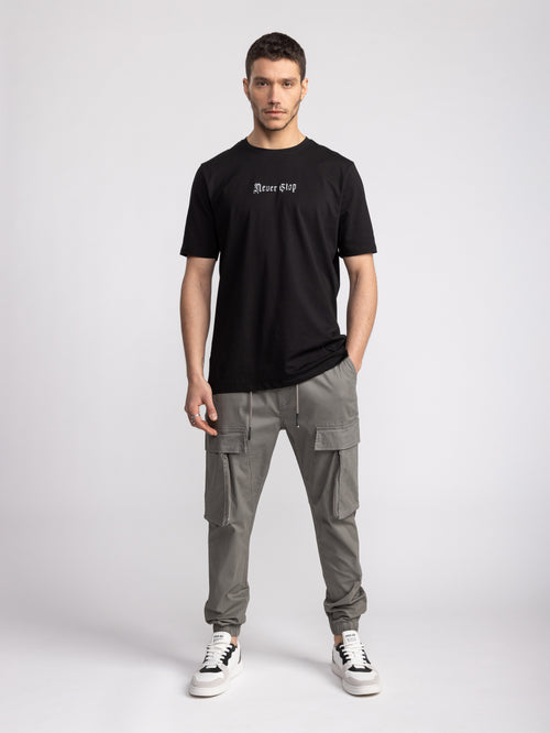 CARGO WOVEN PANTS Olive / 48