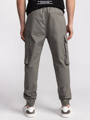 CARGO WOVEN PANTS Olive / 48