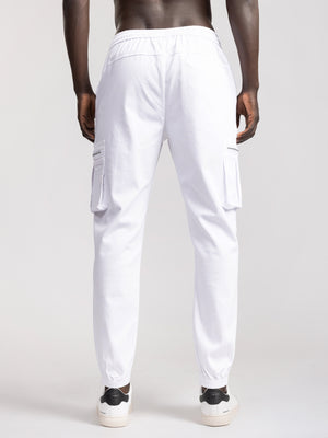 CARGO WOVEN PANTS White / 48