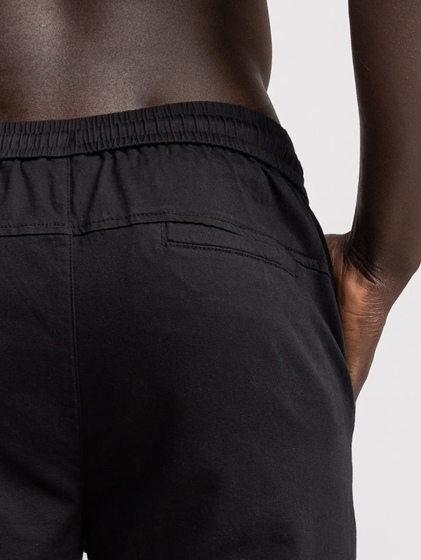 CARGO WOVEN PANTS Black / 48