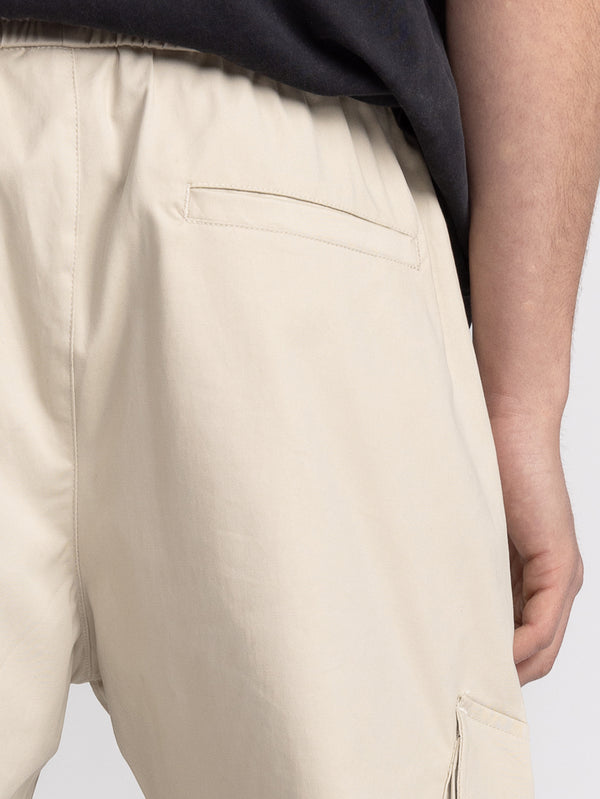 CARGO WOVEN PANTS Beige / 48