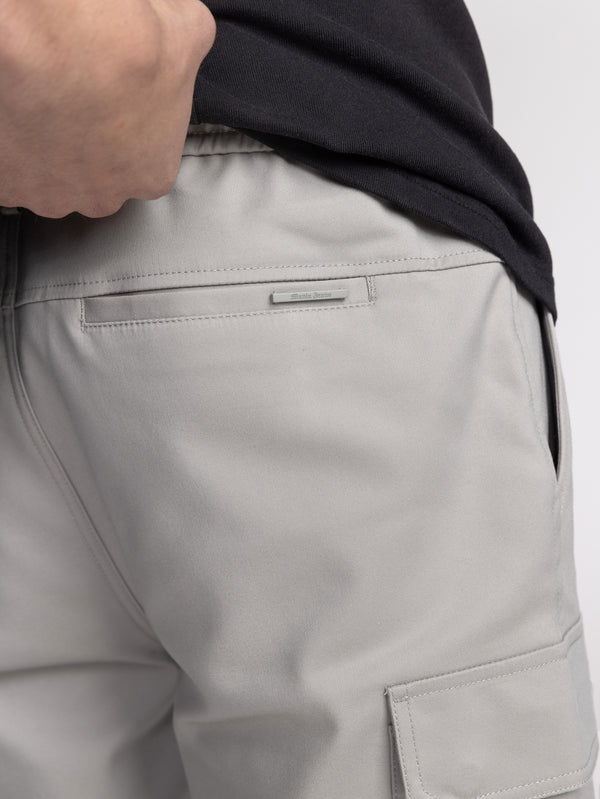 CARGO WOVEN PANTS Light Gray / 48