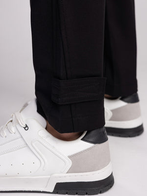 CARGO WOVEN PANTS Black / 48