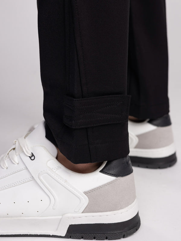 CARGO WOVEN PANTS Black / 48