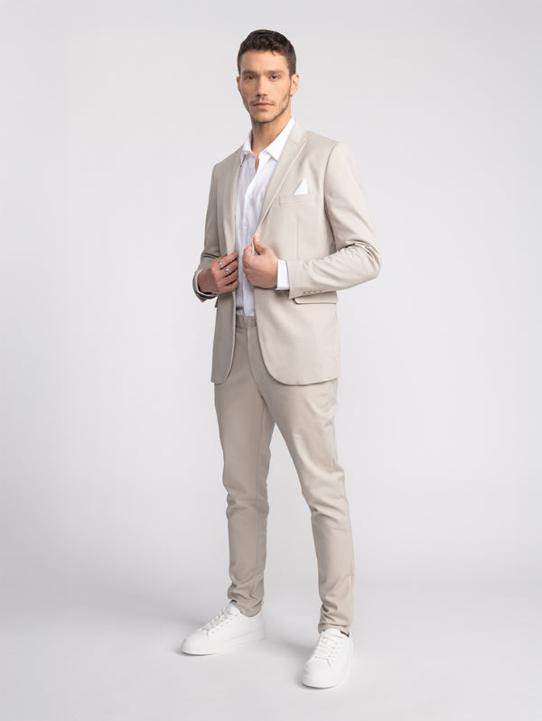 FASHION SUIT PANTS Stone / 48