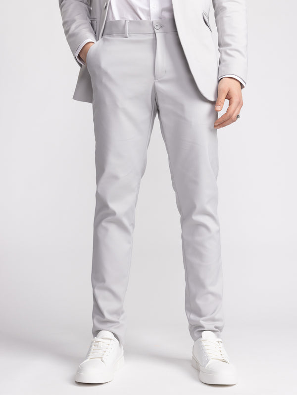 FASHION SUIT PANTS Light Gray / 48