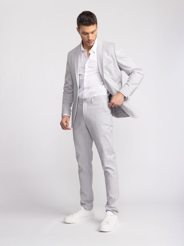 FASHION SUIT PANTS Light Gray / 48