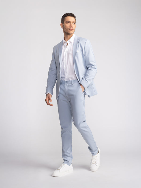 FASHION SUIT PANTS Light Blue / 48