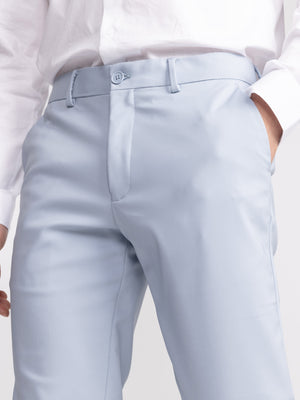 FASHION SUIT PANTS Light Blue / 48
