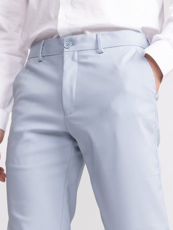 FASHION SUIT PANTS Light Blue / 48
