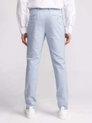 FASHION SUIT PANTS Light Blue / 48