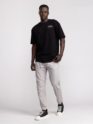 CARGO WOVEN PANTS Light Gray / 48