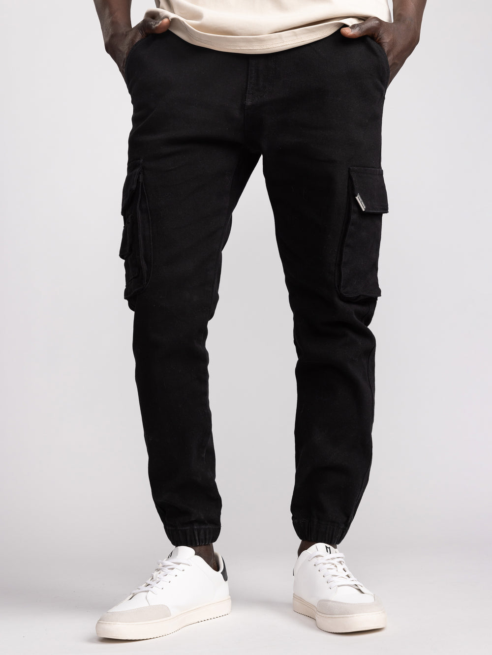 CARGO WOVEN PANTS Light Blue / 48