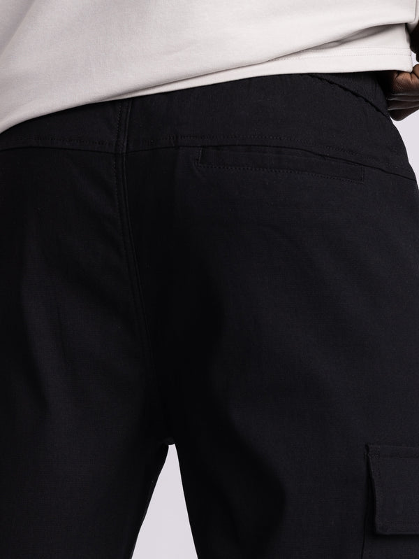 CARGO WOVEN PANTS Black / 48
