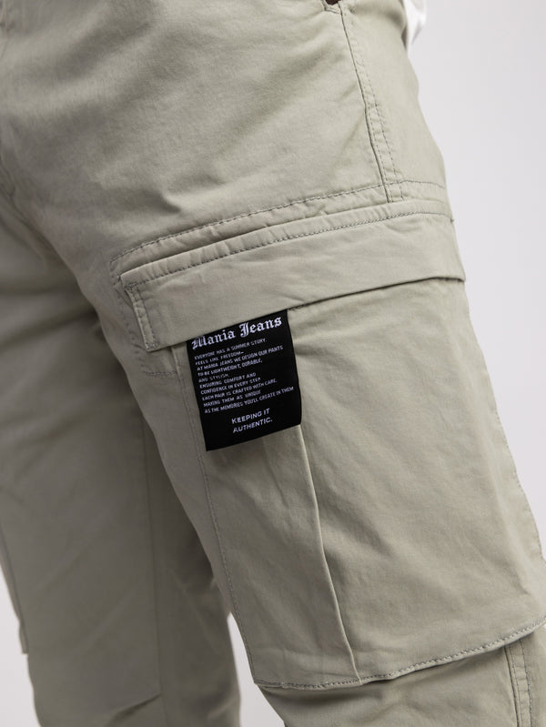 CARGO WOVEN PANTS Green / 48
