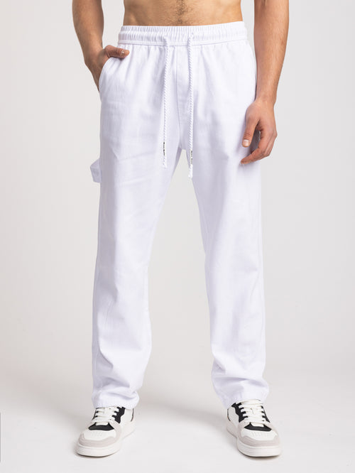 WOVEN PANTS White / 46