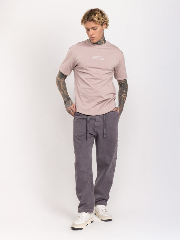 CARGO WOVEN PANTS Light Smoky Purple / 46