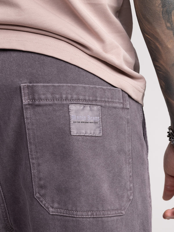 CARGO WOVEN PANTS Light Smoky Purple / 46