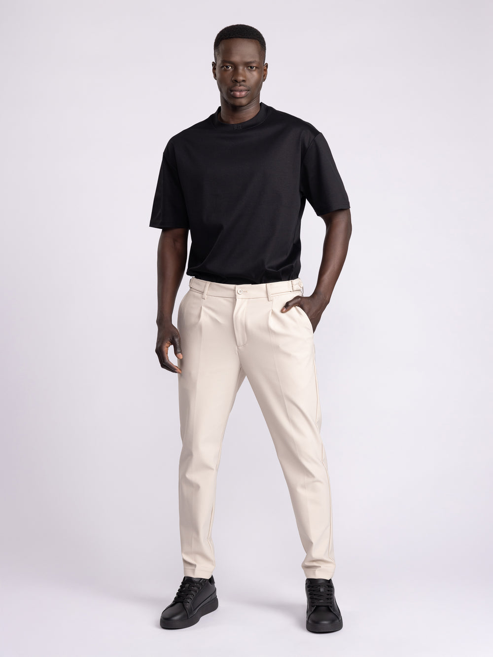 EVENING PANTS Stone / 48
