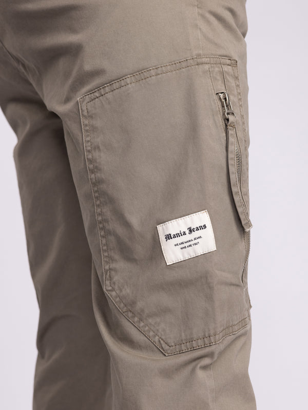 CARGO WOVEN PANTS Khaki / 48