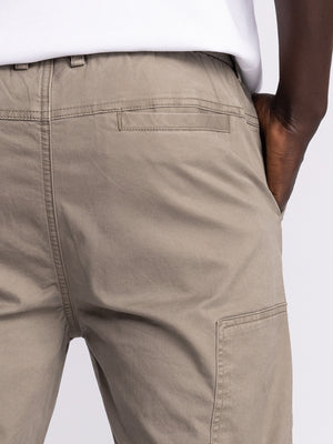 CARGO WOVEN PANTS Khaki / 48