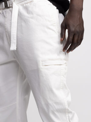 CARGO WOVEN PANTS White / 48