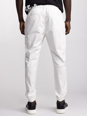 CARGO WOVEN PANTS White / 48