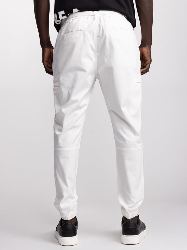 CARGO WOVEN PANTS White / 48
