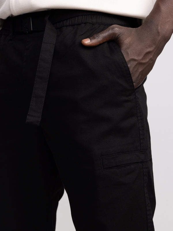 CARGO WOVEN PANTS Black / 48