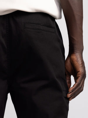 CARGO WOVEN PANTS Black / 48