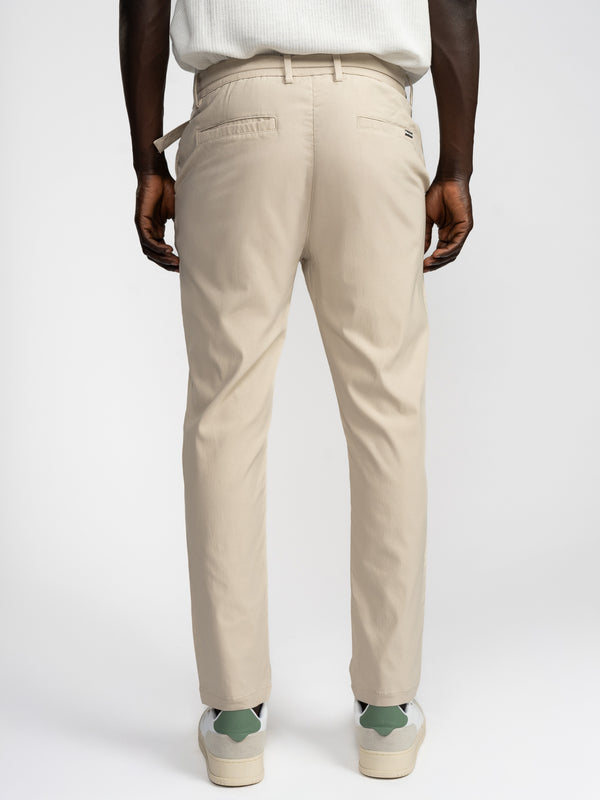 WOVEN PANTS Beige / 48