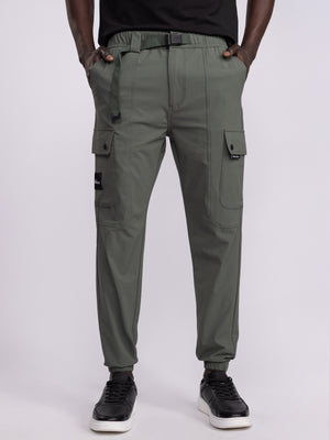 CARGO WOVEN PANTS Green / 48