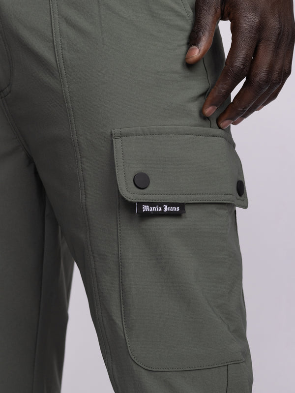 CARGO WOVEN PANTS Green / 48
