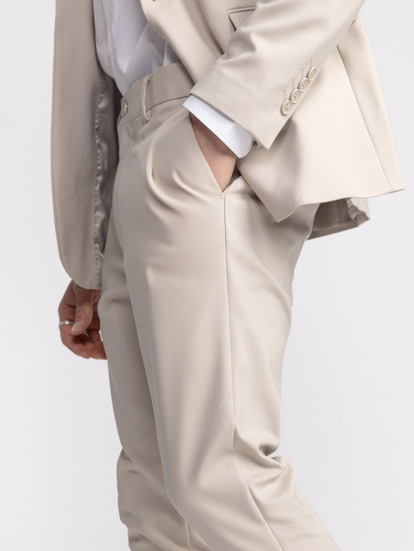 FASHION SUIT PANTS Stone / 48