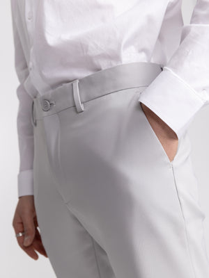 FASHION SUIT PANTS Light Gray / 48