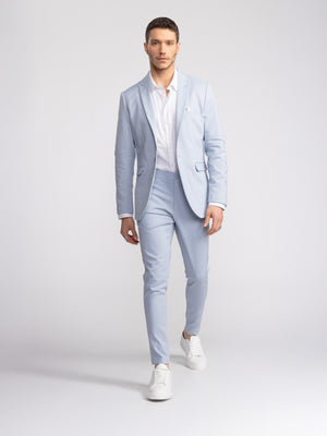 FASHION SUIT PANTS Light Blue / 48