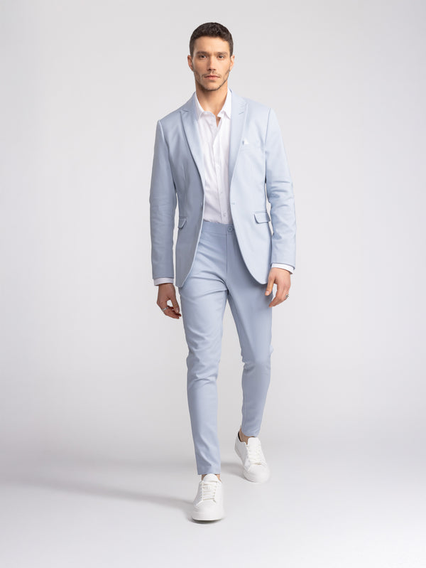 FASHION SUIT PANTS Light Blue / 48