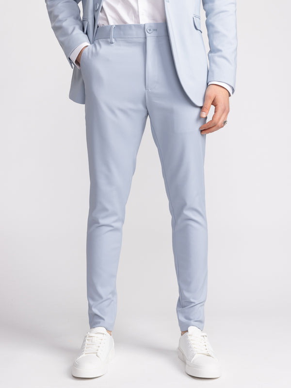 FASHION SUIT PANTS Light Blue / 48