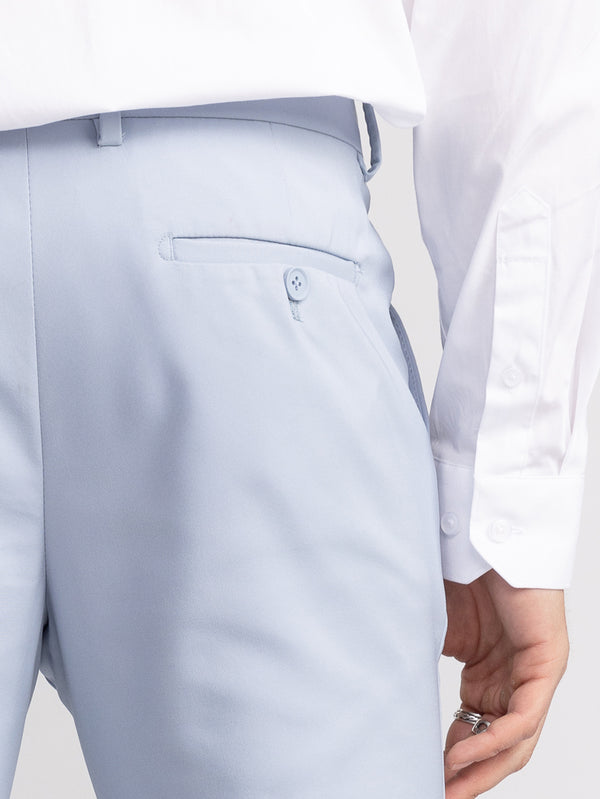 FASHION SUIT PANTS Light Blue / 48