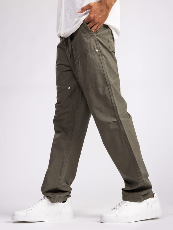 CARGO WOVEN PANTS Green / 48