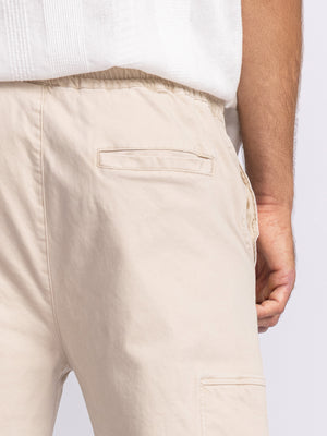 CARGO WOVEN PANTS Stone / 48