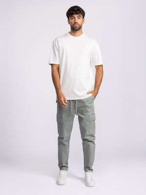 CARGO WOVEN PANTS Saladin / 48