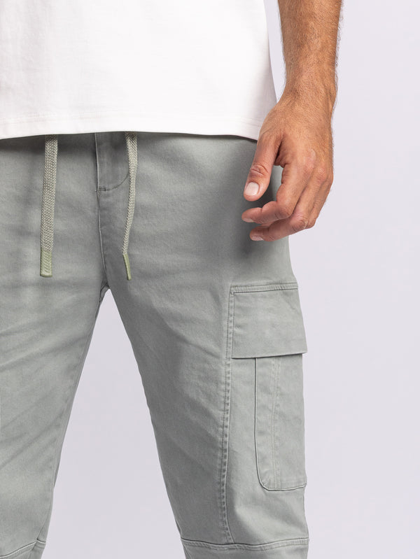 CARGO WOVEN PANTS Saladin / 48
