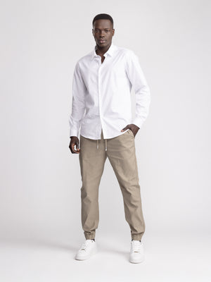 WOVEN PANTS Khaki / 46