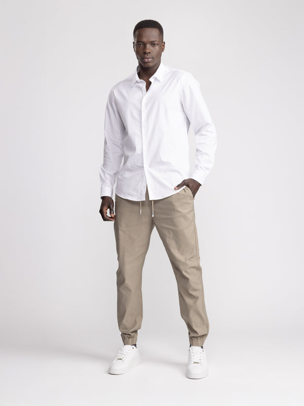 WOVEN PANTS Khaki / 46