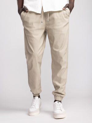 WOVEN PANTS Stone / 46